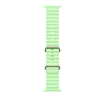 Apple watch 49mm Neon Green Ocean&nbsp;Band - Natural Titanium Finish - MGCF4ZM/A