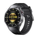 HUAWEI Watch GT6 Pro 46mm Black Titanium Alloy Case with Black Fluoroelastomer Strap
