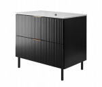 Pesukapp, seisev, must FLOW 80 cm