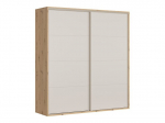 Riidekapp Black Red White Flex, 240x200x66 cm, beež/pruun