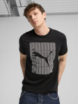 PUMA - Meeste l&uuml;hikeste varrukatega T-s&auml;rk, GRAPHICS PUMA WORDING TEE, S