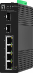 LevelOne IGS-2106P Hallatav Gigabit Ethernet L2 L&uuml;liti, 6-Porti, PoE Tugi, Must