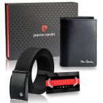 Meeste nahast rahakott Pierre Cardin, RFID, must 623206