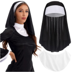 Peakate Cornet krae Nunna kost&uuml;&uuml;m Nunna &otilde;de komplekt