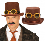 Steampunki stiilis k&uuml;bar prillidega
