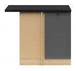 K&ouml;&ouml;gi alumine nurgakapp Black Red White Junona Line, hall/pruun
