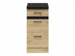 K&ouml;&ouml;gikapp sahtlitega Black Red White Junona Line Base, pruun