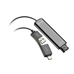 USB-A/C adapter - Poly - DA75 - Intelligent headset recognition - EncorePro headset
