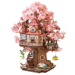 3D puidust konstruktor Robotime Sakura Tree House
