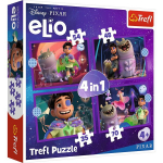Kompaktne puslede Trefl Disney Elio 4-&uuml;hes: Maav&auml;lised missioonid