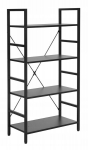 Vabaltseisev riiul Signal Meble Loft R4, must