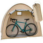 Beež veekindel garaažitelk &ndash; kaasaskantav jalgrattakatte/varustuse varjualune