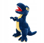 Suur pl&uuml;&uuml;sist dinosauruse T-rex m&auml;ngufiguur, 60 cm, sinine