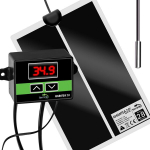 Soojendusmatt termostaadiga, Terrario Amantea 2.0, LED-ekraan, 28W, 53x28 cm