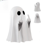 Halloweeni kaunistuseks kummitusfiguuride kuju