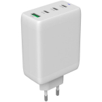 S&uuml;learvuti laadija CANYON laadija CU100ACC GaN 100W 3xPD 1xQC EL Valge, CANYON charger CU100ACC GaN 100W 3xPD 1xQC EU White CNS-CUW100ACC
