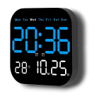 Seinakell koos kalendri ja termomeetriga 18,5cm x 18,5cm