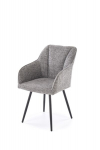 2 tooli komplekt Halmar K576, hall/must