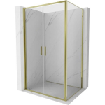 Du&scaron;ikabiin Mexen Exo, avatav uks, 70 x 75 cm, transparent/gold