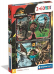 Pusle Clementoni Jurassic World SuperKolor 24830, 2x60 tk.