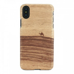Man & Wood naturaalne puidust &uuml;mbris Apple iPhone XS jaoks &ndash; pruun