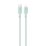USAMS Kabel USB-C na Lightning PD Fast Charging 1,2m 20W Lithe Series zielony|green SJ566USB04 (US-SJ566)