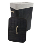 Pesukott, Begryf, 60&times;40&times;30 cm, must/beež, bambus