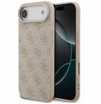 iPhone 17 Air telefonikott, millel on 4G mustriga Guess disain.