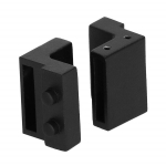 Liuguste s&uuml;steem Springos HA5009, 183 cm, siin kuni 100 kg, barn door, teras, must