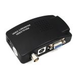 Multimeediapleier BNC S-Video - VGA HD muundur, UK/EU pistik