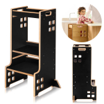 K&ouml;&ouml;giabilise platvorm lastele K&ouml;&ouml;giabiline CASS, must oon&uuml;ks, Lionelo