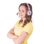 2-in-1 Bluetooth&reg; and Wired Comfortable and Foldable Headphones for Kids with Volume Limitation &ndash; Angel