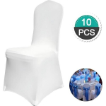 10-osaline toolikatte komplekt &ndash; VEVOR &ndash; Spandex-katte &ndash; Valge
