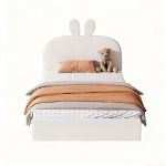 K&uuml;&uuml;likuk&otilde;rvaga lastevoodi, veluur, 90&times;200 cm