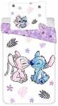 Litsentsiga puuvillane laste voodipesu Lilo and Stitch 160x200