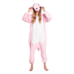 Naiste &uuml;hes t&uuml;kis Kigurumi pidžaama, dinosaurus kost&uuml;&uuml;m, roosa, 165-175 cm, L