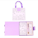 Kinkekomplekt koos lilla pliiatsiga - Cresco