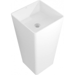 Konglomeraadist eraldiseisev kraanikauss Mexen Adora, 45 x 45 cm, White matt