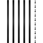 K&auml;sipuu balustraadid, alumiinium, 28tk