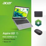 ACER|Aspire|Go 15|AG15-42P-R2WK|CPU Ryzen 7|5825U|2000 MHz|15.6"|1920x1080|RAM 16GB|DDR4|SSD 512GB|AMD Radeon Graphics|Integrated|ENG/ RUS|Windows 11 Home|Pure Silver|1.78 kg|NX.J7WEL.004