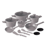 Berlinger Haus pottide ja pannide komplekt Taupe BH-8111, hall, 15-osaline