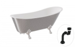 Vann Besco Olaya Glam 160, Silver+Chrome, sifooniga Klik-klak Black