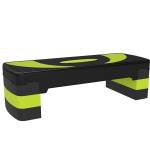 Reguleeritava k&otilde;rgusega aerobikastepper siseruumides ja v&auml;litingimustes kasutamiseks, kandev&otilde;ime kuni 150 kg, 80 x 31 x 10-20 cm, Roheline