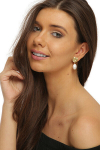JwL Luxury Pearls Kaunid kullatud k&otilde;rvar&otilde;ngad ehtsate barokkp&auml;rlitega JL0724 sJL0724