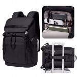 Must noorte linnaseljakott, veekindel, 15,6" s&uuml;learvutile, 17 l, mitme taskuga. SUPER FIVE FB723 Black