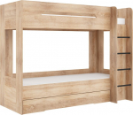 Meblocross Blanc kakskorruseline voodi 200x80 cm, tamme viimistlus