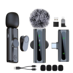 Mini juhtmevaba relavalier-mikrofon videosalvestuseks iPhone'ile