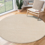 Vaip, &uuml;lipehme, masinpestav, &uuml;mmargune, beež, l&auml;bim&otilde;&otilde;duga 120 cm