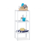 Vannitoa riiul 3 riiuliga 80x34,5x33cm., valge