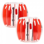 T&auml;ispuhutav p&otilde;rkepall, 95x95x90 cm, punased triibud, PVC